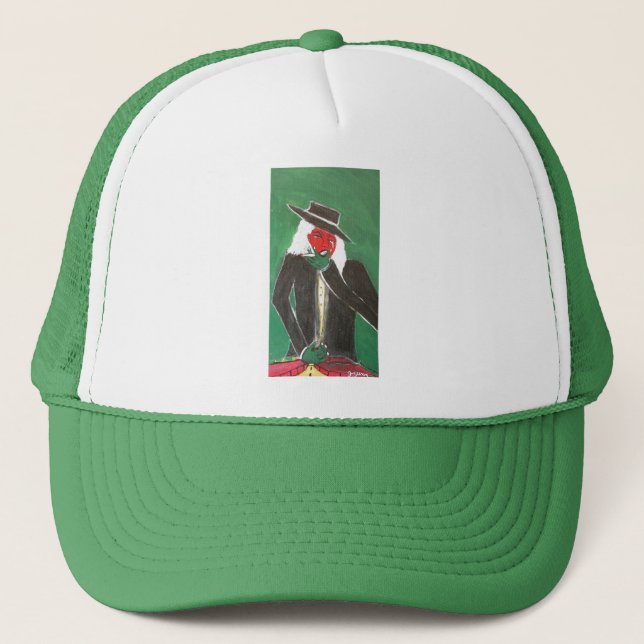 GANGSTA GONE TRUCKER HAT (Front)
