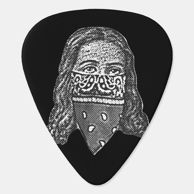 Gangsta Jesus Guitar Pick (Back)