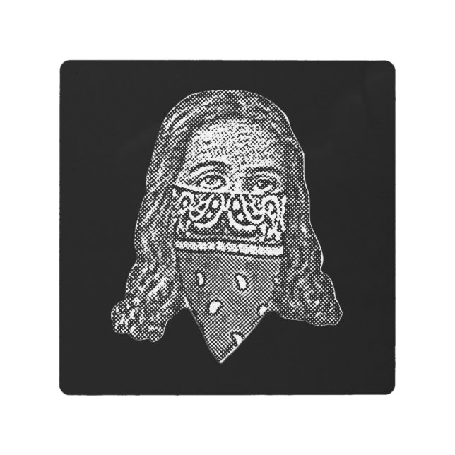 Gangsta Jesus Metal Print (Front)
