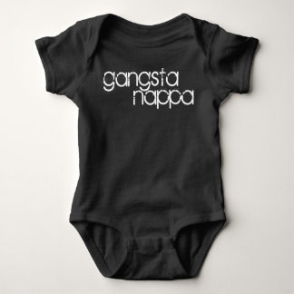 Gangsta Nappa - Baby Boys Urban Vest Sleepsuit Baby Bodysuit