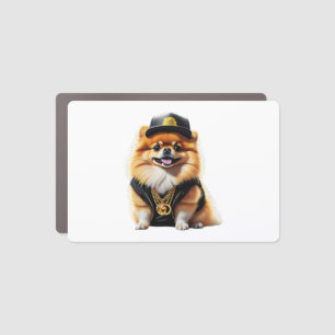 Gangsta Pomeranian - Hip Hop Dog Swag Car Magnet