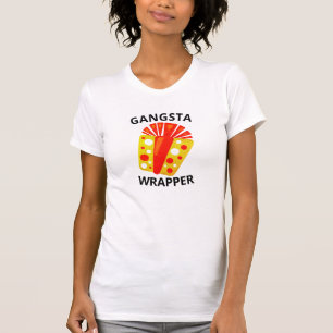 Gangsta Rap Meme Funny Rapper Wordplay Gift Wrap  T-Shirt