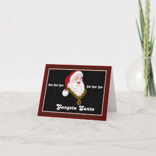 Gangsta Santa Note Card
