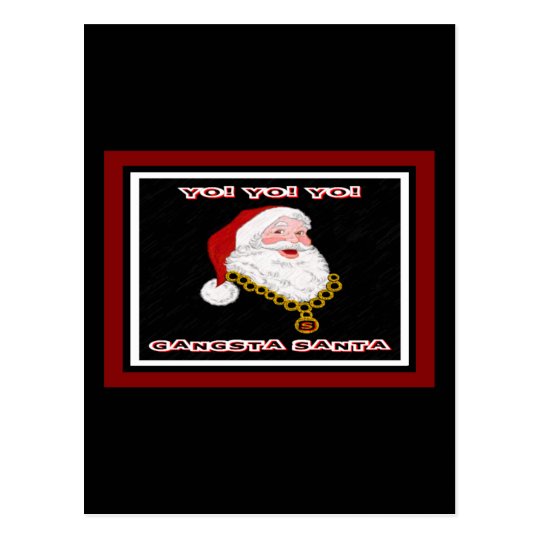 Gangsta Santa Postcard
