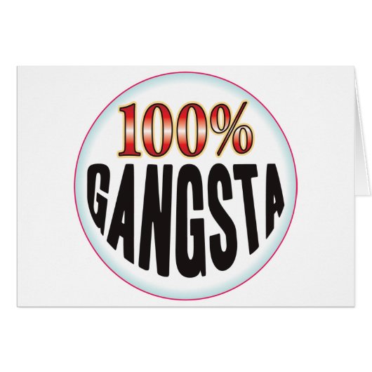 Gangsta Tag Cards (Front Horizontal)