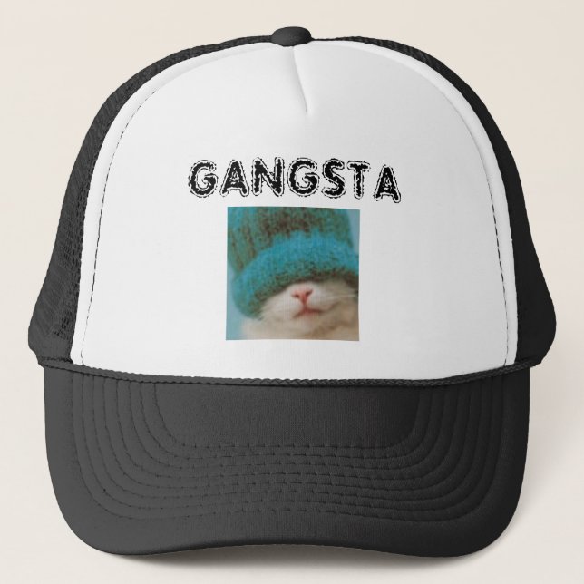 GANGSTA TRUCKER HAT (Front)