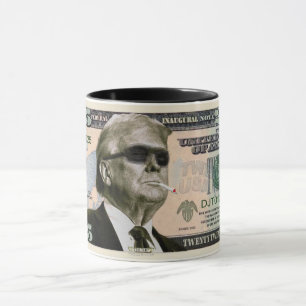 Gangsta Trump 2025 Dollar Bill Mug