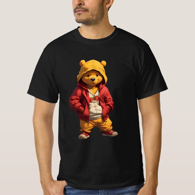 Gangsta Winnie the Pooh 3 T-Shirt (Front)