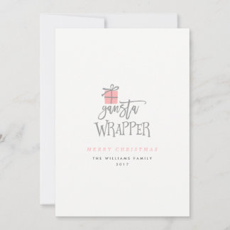 Gangsta Wrapper Christmas Cards