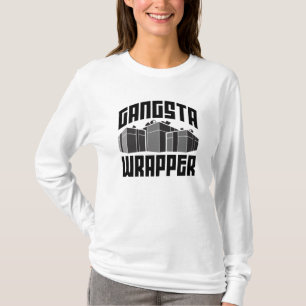 Gangsta Wrapper Christmas Holiday Presents T-Shirt