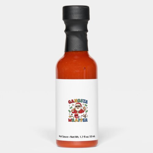 Gangsta Wrapper Christmas Santa Microphone Money Hot Sauces
