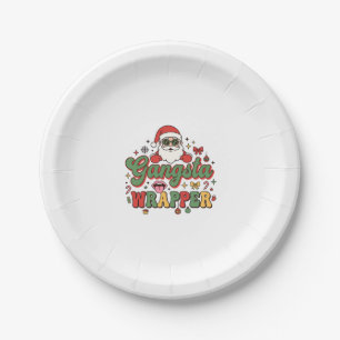 Gangsta Wrapper Santa Christmas Paper Plates