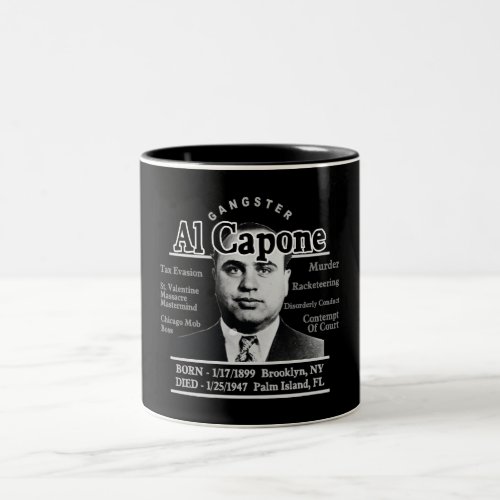 Gangster Al Capone Two_Tone Coffee Mug