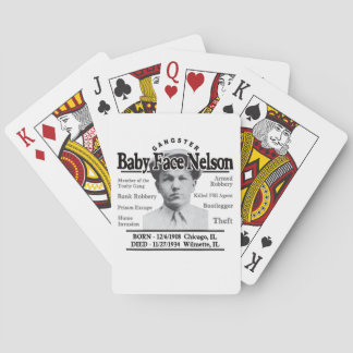 Gangster Baby Face Nelson Poker Cards