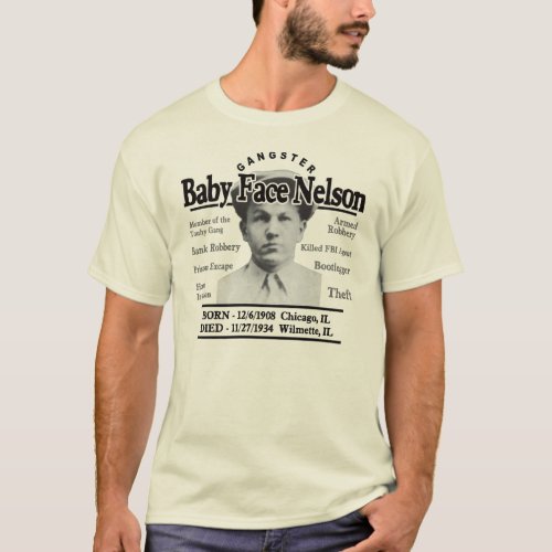 Gangster Baby Face Nelson T_Shirt