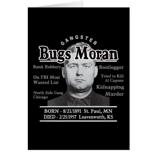 Gangster Bugs Moran Cards (Front)