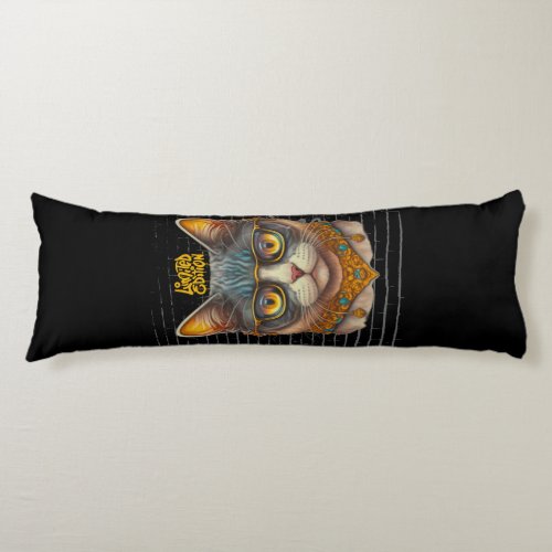 Gangster Cat 20 x 54 Brushed Polyester Body Pill Body Pillow