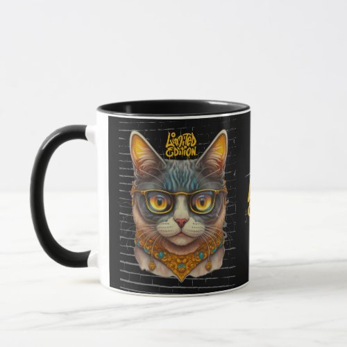 Gangster Cat Combo Mug 11 oz Mug