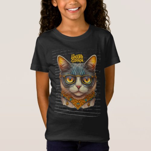 Gangster Cat Girls Fine T_Shirt