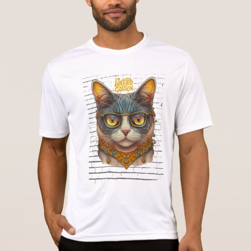 Gangster Cat Mens Sport_Tek Competitor T_Shirt