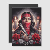 Gangster Girl Hip Hop chicano art graphic (Front/Back)