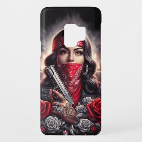 Gangster Girl Hip Hop chicano art graphic Case_Mate Samsung Galaxy S9 Case