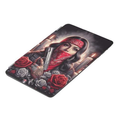 Gangster Girl Hip Hop chicano art graphic iPad Mini Cover