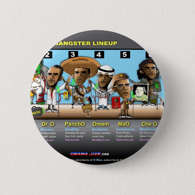 Gangster Government Pinback Button (Front)