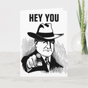 GANGSTER GREETING CARDS, CALL YOUR MOTHER! CARD