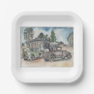 Gangster Hideout Paper Plates