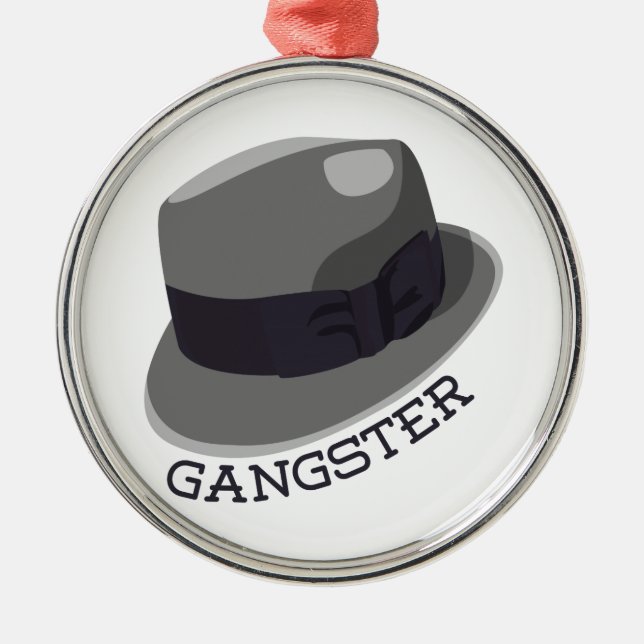 Gangster Metal Ornament (Front)