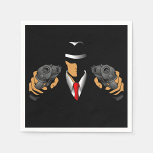 Gangster Napkins