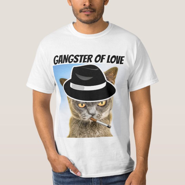 GANGSTER OF LOVE CAT T-SHIRTS (Front)