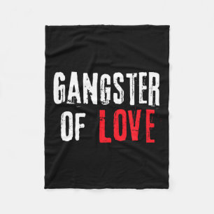 Gangster Of Love Valentines Day Festive Gift Fleece Blanket