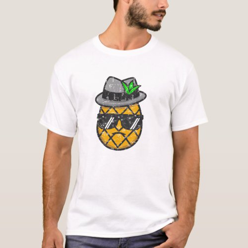 Gangster Pineapple A Sweet and Tough Kawaii T_Shirt