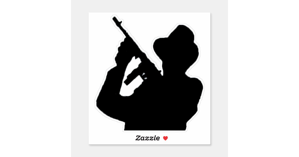 1920s gangster silhouette