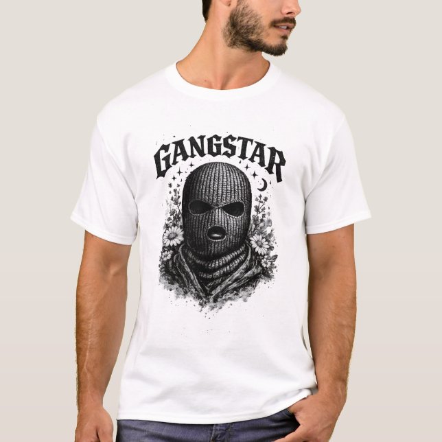 Gangster Ski Mask T-Shirt (Front)