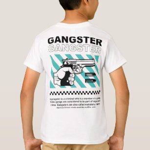 Gangster Streetwear Graphic T-Shirt