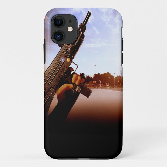 Gangster Uzi iPhone 5 Case (Back)