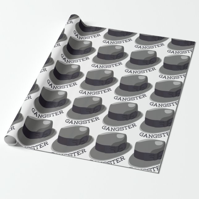 Gangster Wrapping Paper (Unrolled)