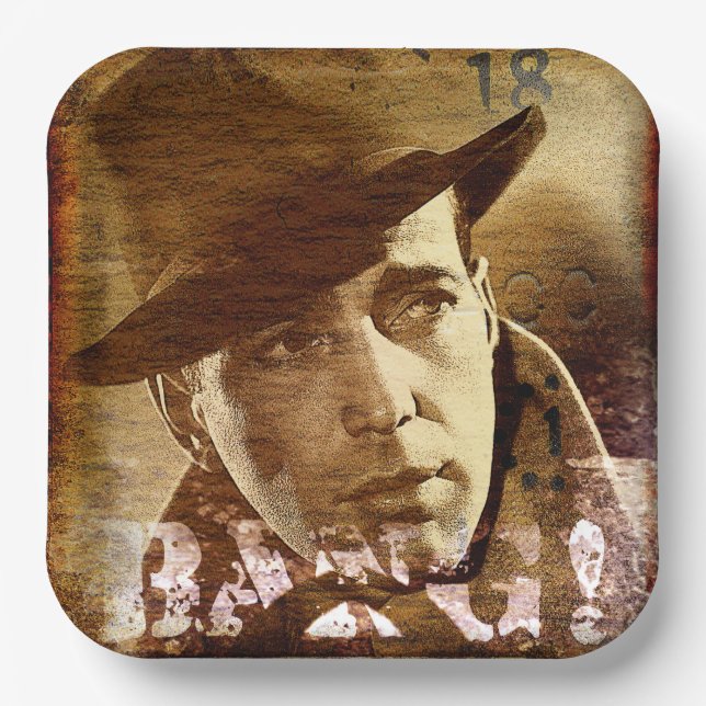 Gangster's Boggie Paper Plates (Front)