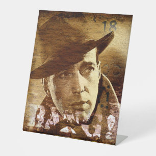 Gangster's Boggie Pedestal Sign