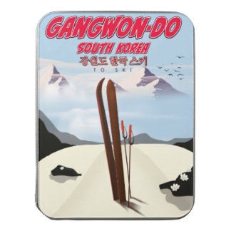 Gangwon do korea Ski poster Jigsaw Puzzle