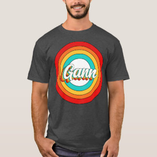 Gann Name Shirt Vintage Gann Circle