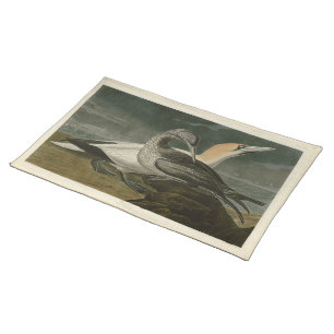 Gannet (Northern Gannet) Audubon Birds of America Cloth Placemat