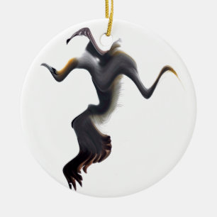 Gannets-Abstract Sea Bird Ceramic Ornament