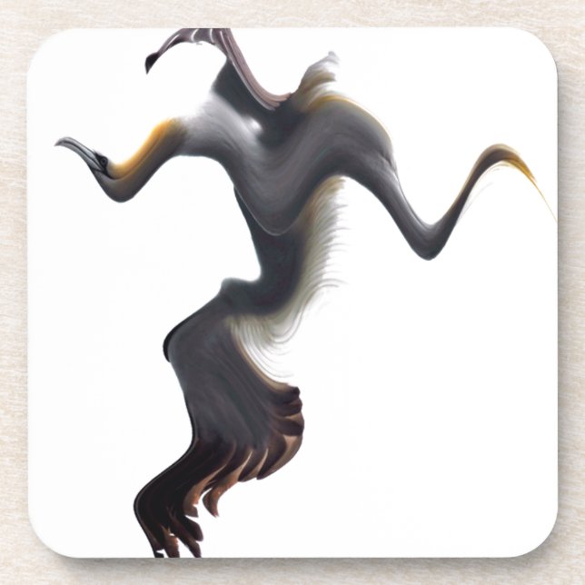 Gannets-Abstract Sea Bird Drink Coaster (Front)