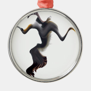 Gannets-Abstract Sea Bird Metal Ornament