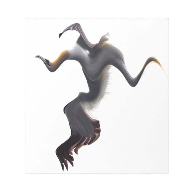 Gannets-Abstract Sea Bird Notepad (Front)