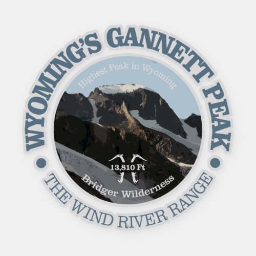 Gannett Peak Sticker